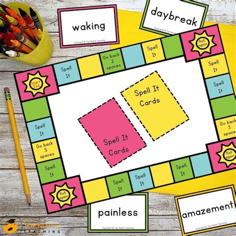 Classroom Spelling Games For Advanced Spelling Words Top Notch Teaching