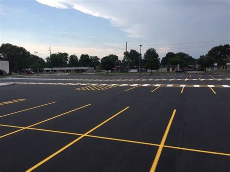 I Love Seeing Freshly Paved Parking Lots The Black Is So Clean And