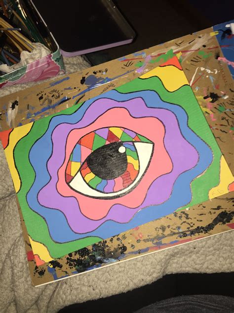Pin By Kaylee Boyd On My Own Art Hippie Painting Trippy Painting