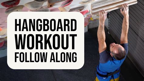 Hangboard 30min Follow Along Workout Intermediatebeginner Youtube