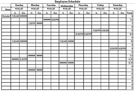 Get Our Image of 3 Shift Work Schedule Template | Schedule template, Shift work, Work schedule
