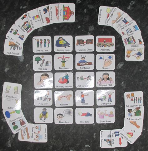 Autism Sen Pec Cards And Board Or Just Flash Cards 45cm X 35cm Or 6