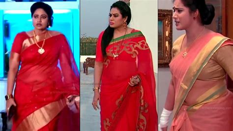 Telugu Tv Serial Actress Hot Saree Navel Show Mix 4 Youtube