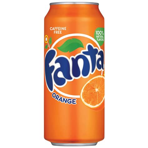 Fanta Caffeine Free Orange Soda 16 Fl Oz