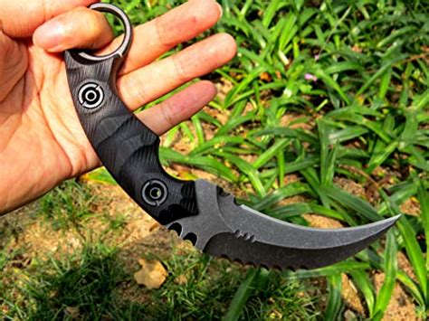 Canku C1691 Fixed Blade Knife D2 Steel G10 Handle 4 Inchesoutdoor