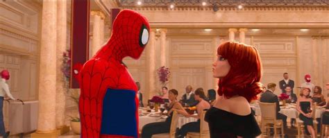 Peter B Parker And Mary Jane Watson Spider Man Into The Spider Verse