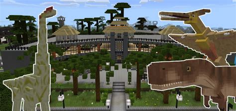 Jurassic Craft World Creation Addon Minecraft Pe Maps