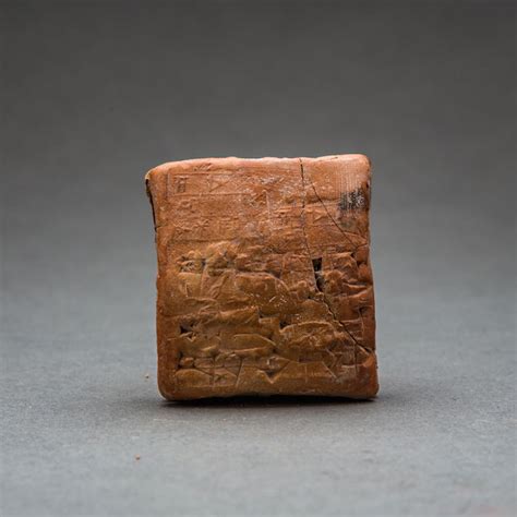 sumerian cuneiform tablet in clay envelope barakat gallery store