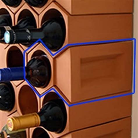 Name novelty terracotta single bottle wine rack material terracotta size customized color as picture shown. Individual Terracotta Wine Rack Keystone Section | Wine ...