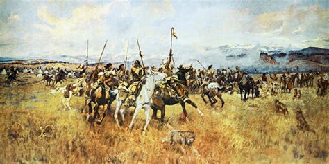 Russell's 1918 painting piegans sold for usd 5.6 million dollars at a. Charles M. Russell - Lewis and Clark Meeting the Flatheads ...