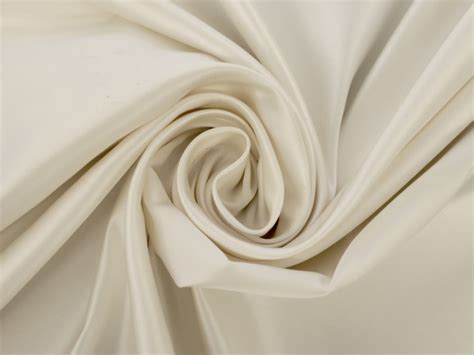 Pure Silk Duchesse Satin In White Bandj Fabrics