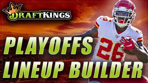 Draftkings Nfl Dfs Playoffs Divisional Round Lineup Strategy