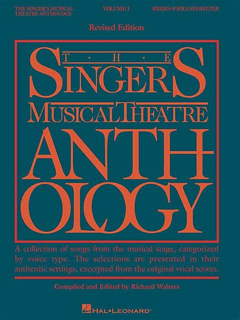 Singers Musical Theater Anthology 1 Mezzo Soprano Bk Only Reverb