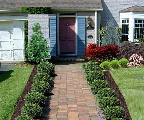 Side Yard Landscape Patio Flower Bed Ideas For Front Of House Gardening