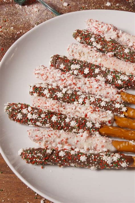 Best Holiday Pretzel Rods Recipe How To Make Holiday Pretzel Rods—