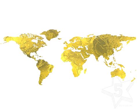 Map Of Gold In Usa World Map