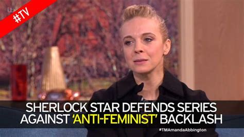 Sherlock Star Amanda Abbington Defends Detective Series Against Sexist Backlash Mirror Online