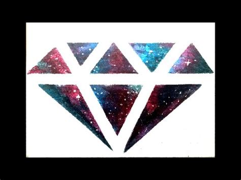 They planned out the layout of the winter sky form the northern hemisphere and then turned the painted wall into a grid, seen above. DIY Galaxy Diamond Wall Art - YouTube