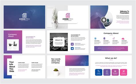 Creative Business Presentation Powerpoint Template 76539