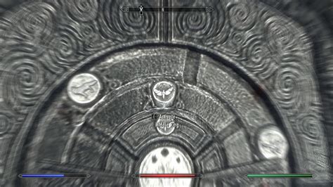 The center stone selects which of the two doors is opened by matching the key stone above that door. The Elder Scrolls V: Skyrim - Skufldan Temple - Diamond ...