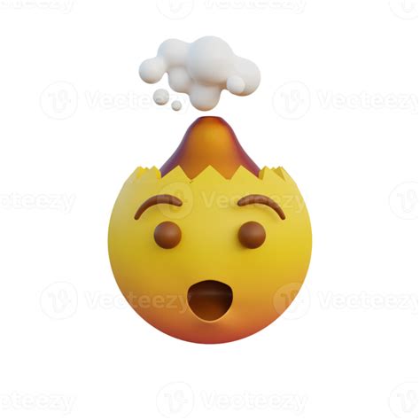 Emoticon Expression Mind Blown Or Head Explosion 9349637 Png