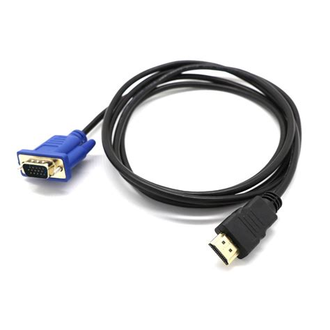 Another way to connect an older desktop computer to the hdmi input of a tv is with an adapter. 1.8 M HDMI Cable HDMI To VGA 1080P HD With Audio Adapter ...
