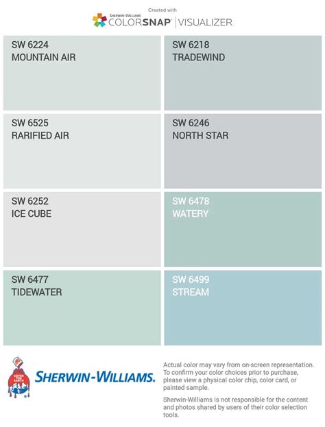 Rainwashed is probably my most favorite color of all times. Stream, tidewater | Paint colors for home, Sherwin ...