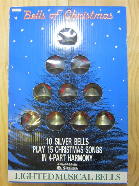 Vintage Mr Christmas Bells Of Christmas Lighted Etsy Christmas