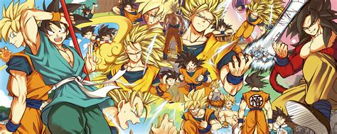 @wallpaperup, taken with an unknown camera 11/01 2017 the picture taken with. Son Goku HD Wallpaper | Background Image | 3509x1404 | ID ...