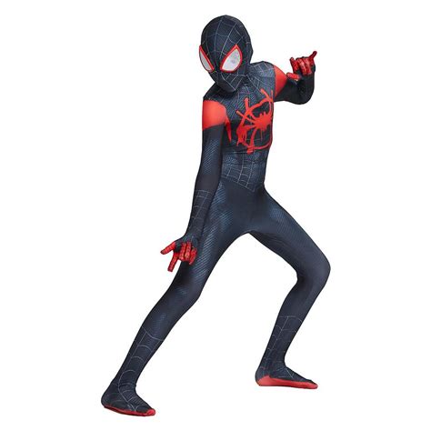 Kids Miles Morales Spiderman Costume Boys Girls Spider Man Cosplay Cos