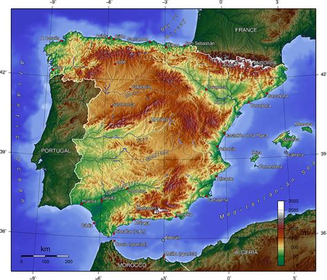 Kartor över Spanien Om Spanien