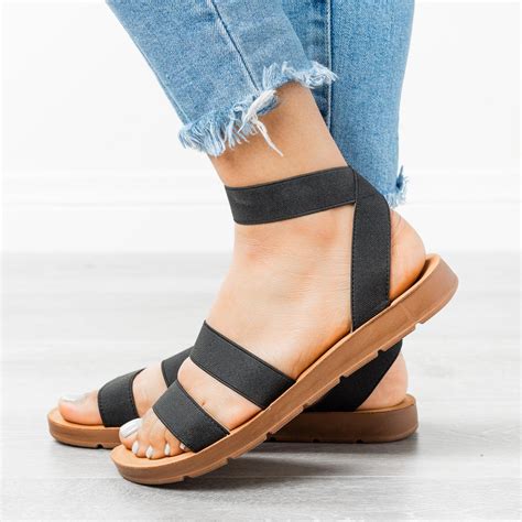 Strappy Elastic Sandals Forever Shoes Reform 54 Shoetopia Sport
