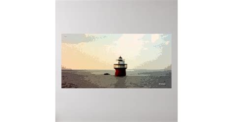 Duxbury Pier Bug Light Poster Zazzle