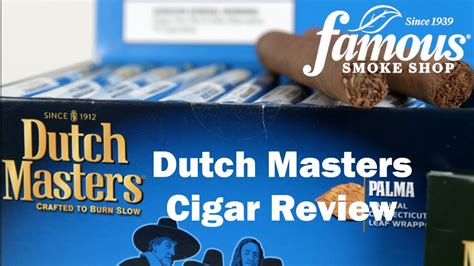Dutch Masters Cigar Review Famous Smoke Shop Youtube