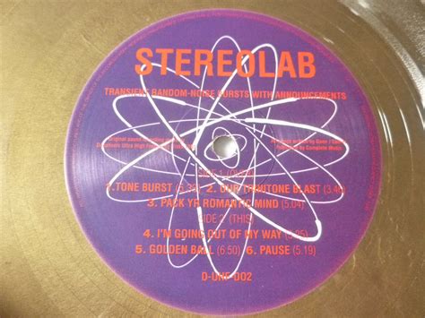 Stereolab Transient Random Noise Bursts Uk Ltd Ed Numbered Gold Dbl