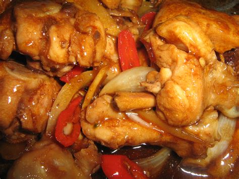 Resepi ayam masak sos tiram bersama asparagus via www.resepisenang.com. lauk tengahari - sayur koloq, sambal putik pauh, ayam ...