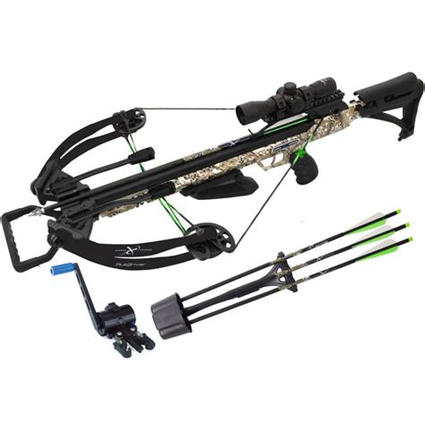 Carbon Express X Force Piledriver 390 Badlands Camo Crossbow W Crank