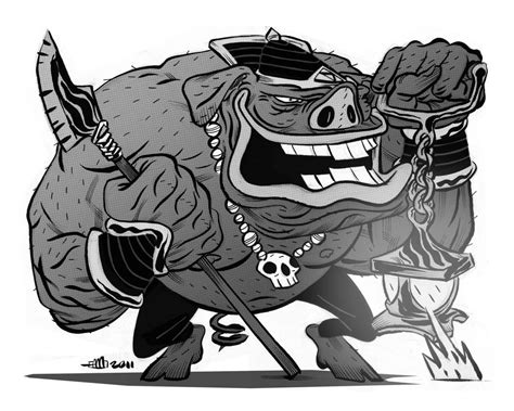 Moblin From Zelda By Andrew Ross Maclean 27th Anniversary War Pigs