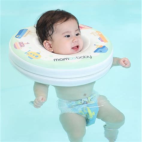 Mambobaby Solid Non Inflatable Baby Swimming Floating Neck Float Swim