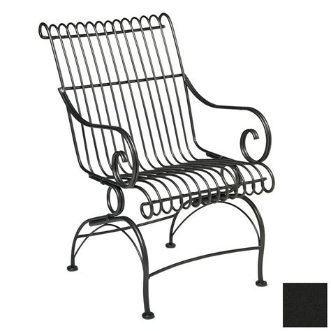 Cascadia Terrace Wrought Iron Rocker Patio Dining Chair At