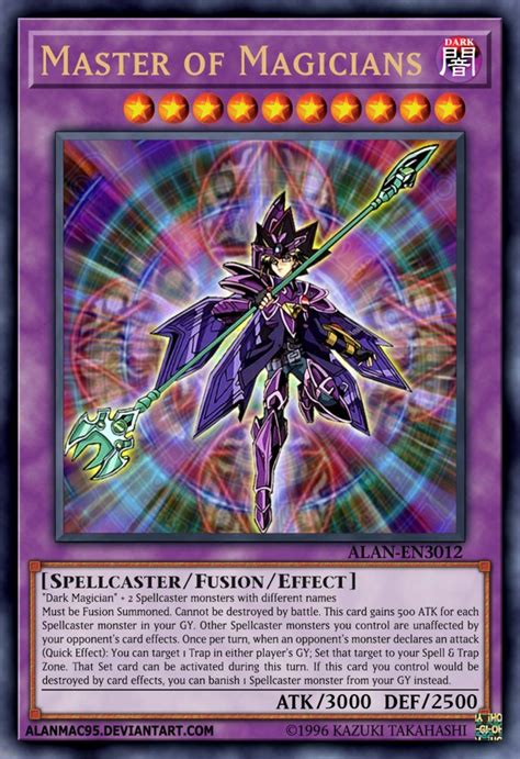 Super Fan Made Card Effect Dark Magician Spellcaster Monsters With Different Names Nbs