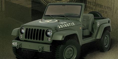 Jeep 75th Anniversary Jeep Wrangler Concept Celebrates 75 Years Of