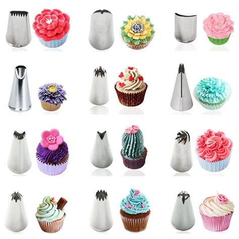 How to decorate a cake to look more professional. Details about Stainless Steel Icing Piping Nozzles Cake ...