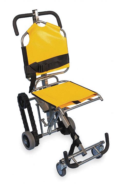 In stock patient handling \ stair chairs pro evac. EVAC-CHAIR Stainless Steel Stair Chair with 350 lb. Weight Capacity, Yellow - 4WLZ9|700H - Grainger