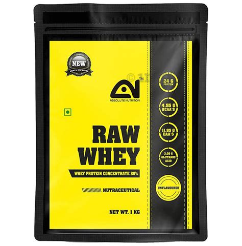Absolute Nutrition Raw Whey Protein Concentrate 80 Unflavoured Buy