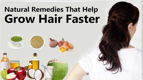 You need not spend loads of money at the parlor, here are the best home remedies for hair growth. 8 Natural Remedies That Help Grow Hair Faster - YouTube