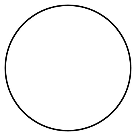 Free Printable Circle Template