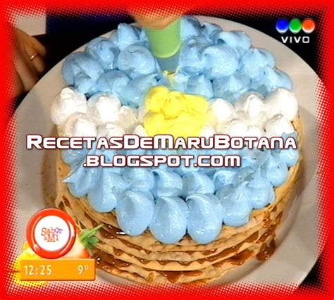 (con merengue o frutos rojos o frutillas) marquise de chocolate con dulce de leche& crema. Recetas de Maru Botana: Receta de Torta Alfajor de dulce ...