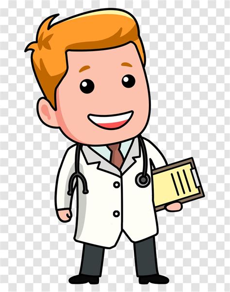 Cartoon Physician Clip Art Male Doctor Tools Transparent Png
