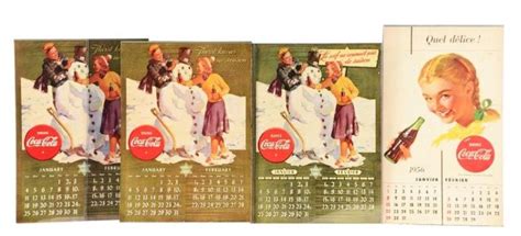 1954 And 1955 Coca Cola Calendars Value And Price Guide